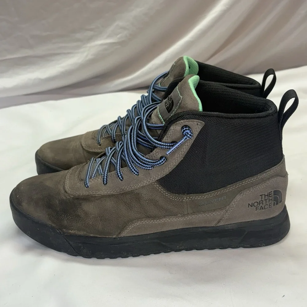 The North Face Men's DryVent Waterproof Winter Boots Tan Suede Sz 9 Larimer Mid